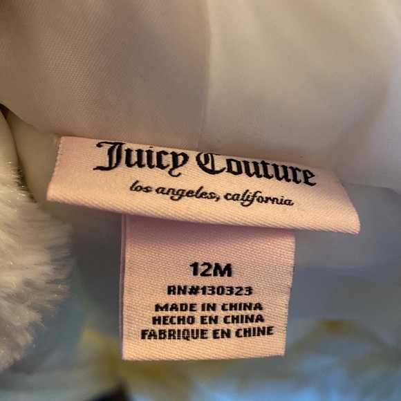 Juicy Couture Coat 12 mos - Picture 3 of 5